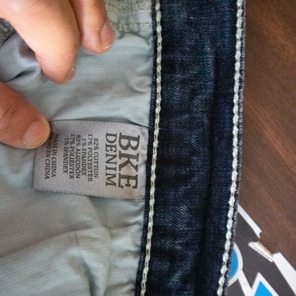 BKE Denim Tyler Bootcut Mens 33 Regular Jeans - Picture 8 of 8